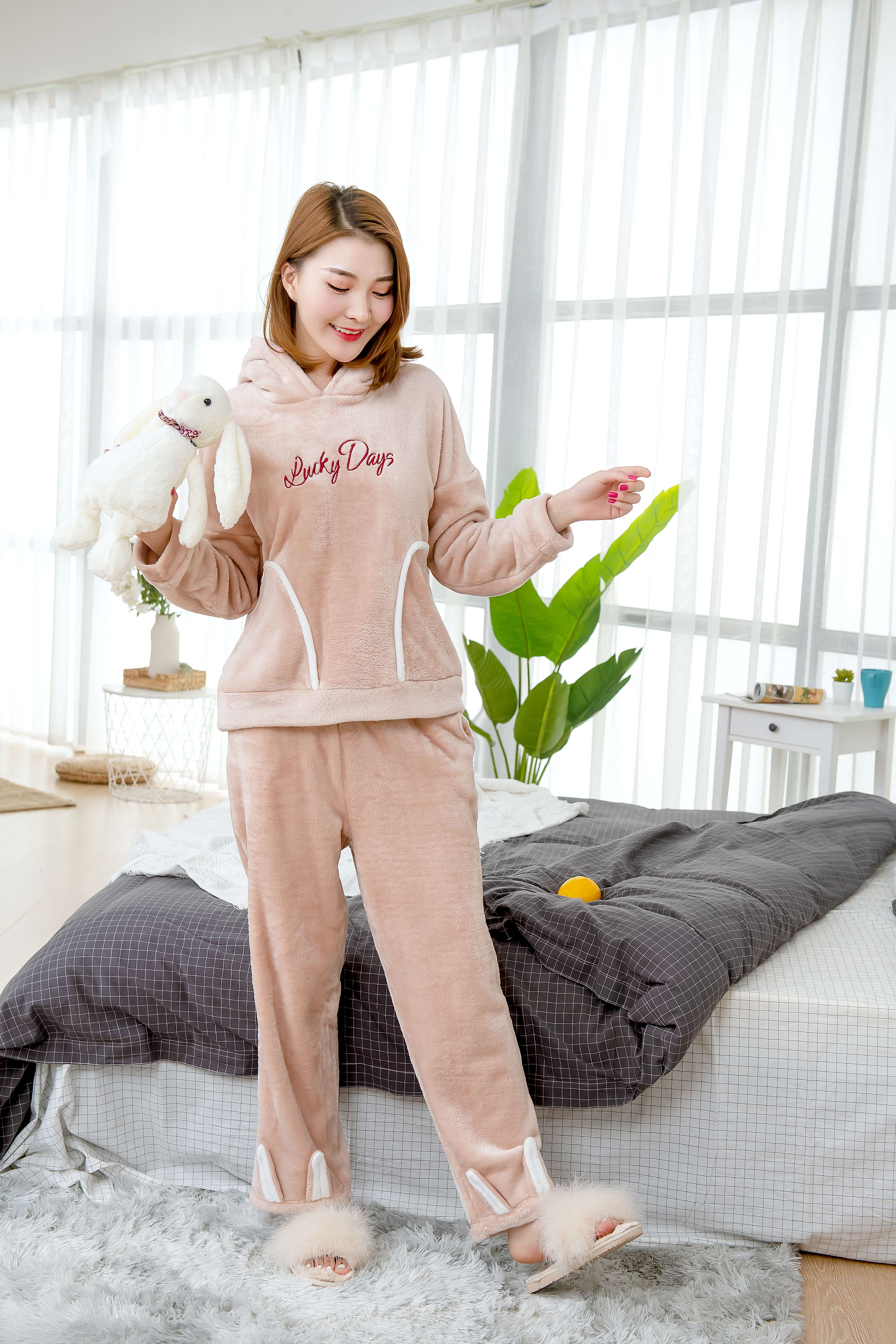 女士法兰绒家居服